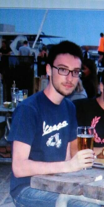 Ernesto before his transformation, at 22 years old and 50 kg